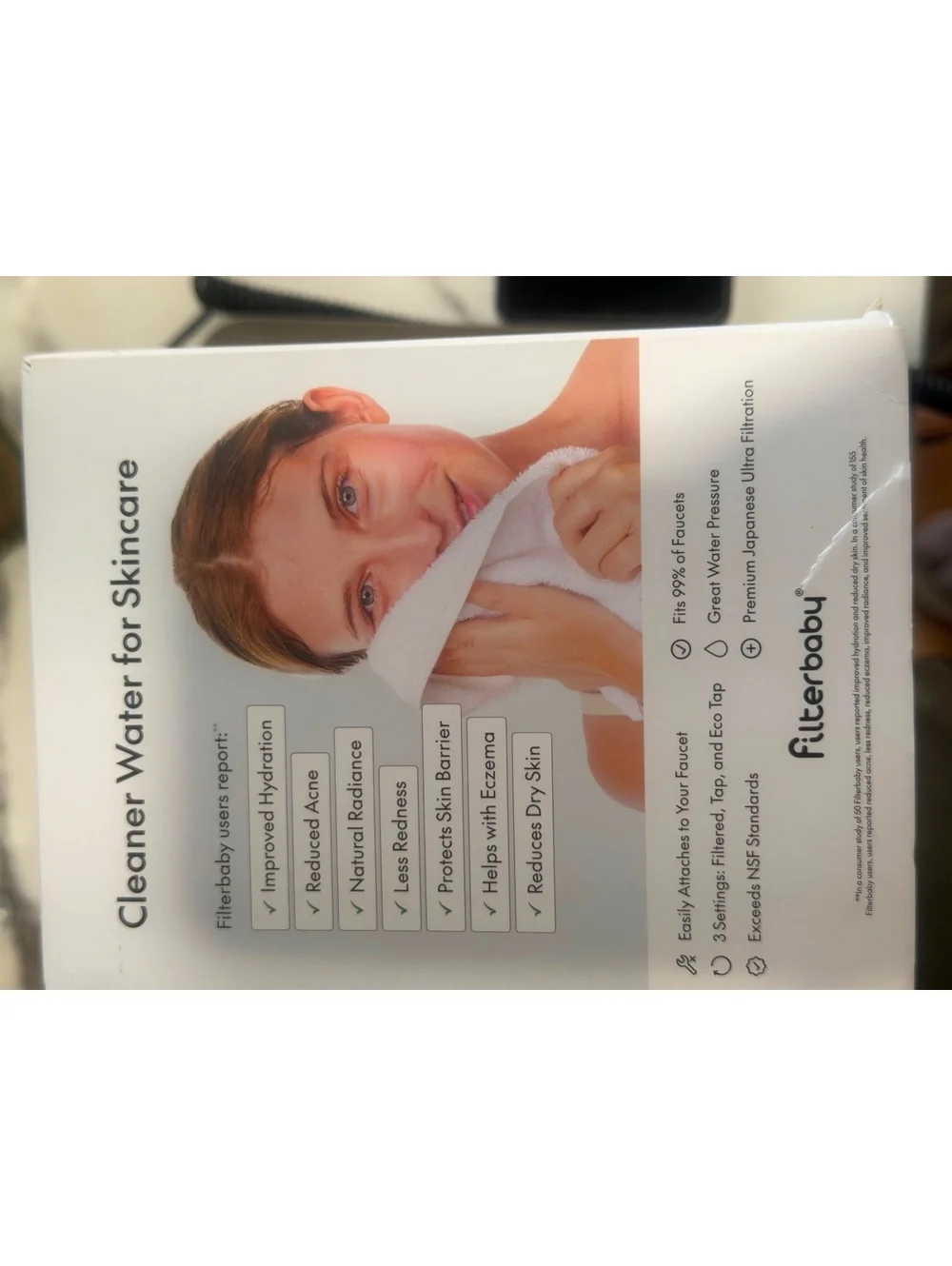 NWT  Filterbaby 1.0 Faucet Mounted Water Filter Skin Care